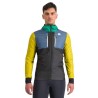 Vintersport jakke Sportful Cardio Tech Wind Jacket 2024 svart / grønn / gul